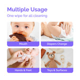Hoppi Glacier Wipes (20’s x 5)