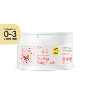Bzu Bzu Cooling Baby Powder with Puff (140g)