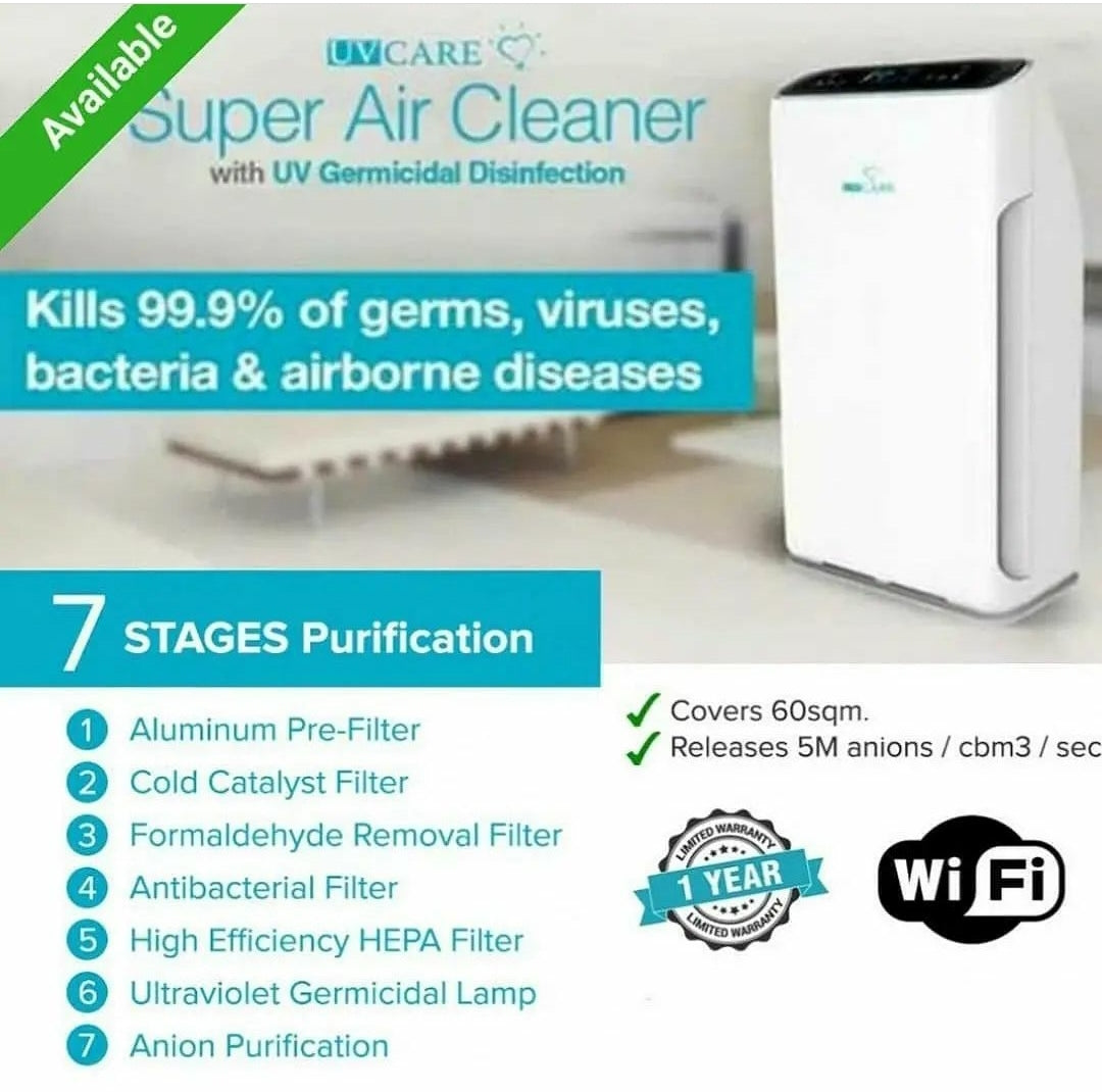 Uv care super air sale cleaner