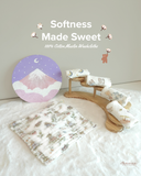 Autumnz 6 Layer Cotton Baby Muslin Washcloths