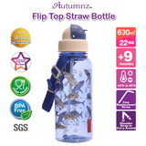 Autumnz Flip Top Straw Bottle 650ml