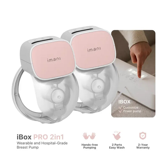 Imani iBox Pro 2-In-1 Electrical Breast Pump (Wearable + Hospital Grade)