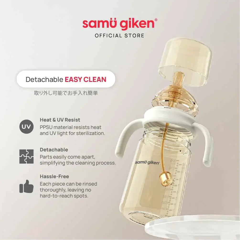 Samu Giken Hani PPSU Milk Bottle – beebeeboo.bn