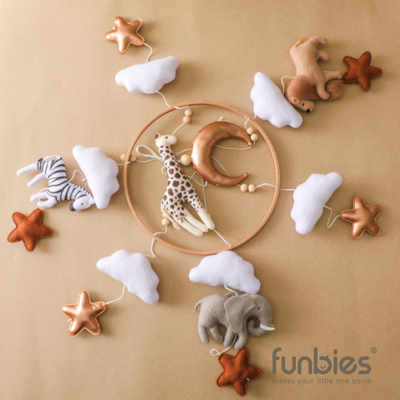 Funbies Cot Mobiles Wooden