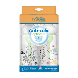 Dr. Brown’s Options+ Anti Colic PP Wide Neck Milk Bottle 2 pack 9oz/270ml