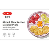 Oxo Tot Stick & Stay Suction Divided Plate