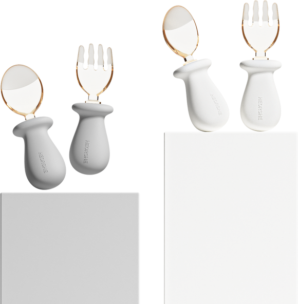 HEORSHE Tiny Spoon Fork Set