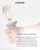 HEORSHE Tiny Spoon Fork Set
