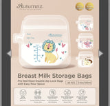 Autumnz Animal Land Ziplock Breastmilk Storage Bags