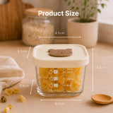 Autumnz LUMI Baby Food Container Glass with Silicone