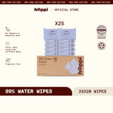 Hoppi [Carton] 99% Water Wipes (20’s x 5)
