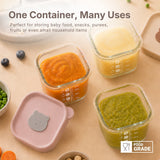 Autumnz LUMI Baby Food Container Glass with Silicone