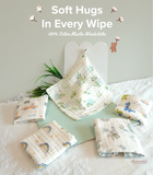 Autumnz 6 Layer Cotton Baby Muslin Washcloths