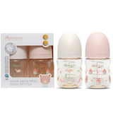 Autumnz PPSU Wide Neck Baby Bottle 5oz Twin