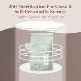 Autumnz Double Ziplock Thermal Sensor Breastmilk Storage Bags