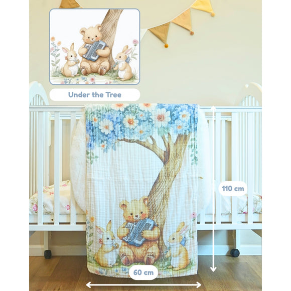 Autumnz 6 Layer Cotton Baby Muslin Towel