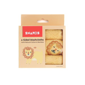 Snapkis 2 sided washcloths