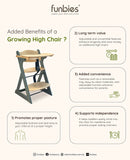 Funbies Enzo Growing Highchair