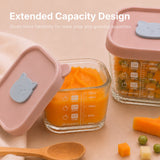 Autumnz LUMI Baby Food Container Glass with Silicone