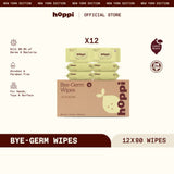 Hoppi [Carton] Bye Germs Wipes (80’s x 3)