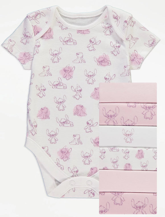 Lilo and Stitch Bodysuits 7 Pack