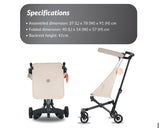 Koopers Aero Stroller with Headrest