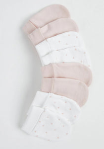 Pink Baby Mittens 0-6mths