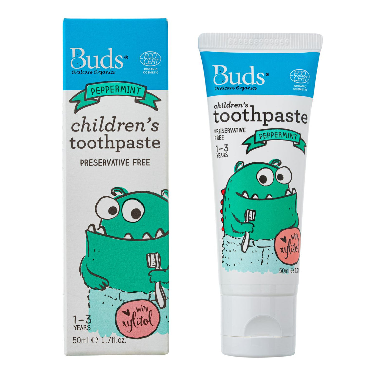Buds Organic 1-3y Toothpaste with Xylitol – beebeeboo.bn