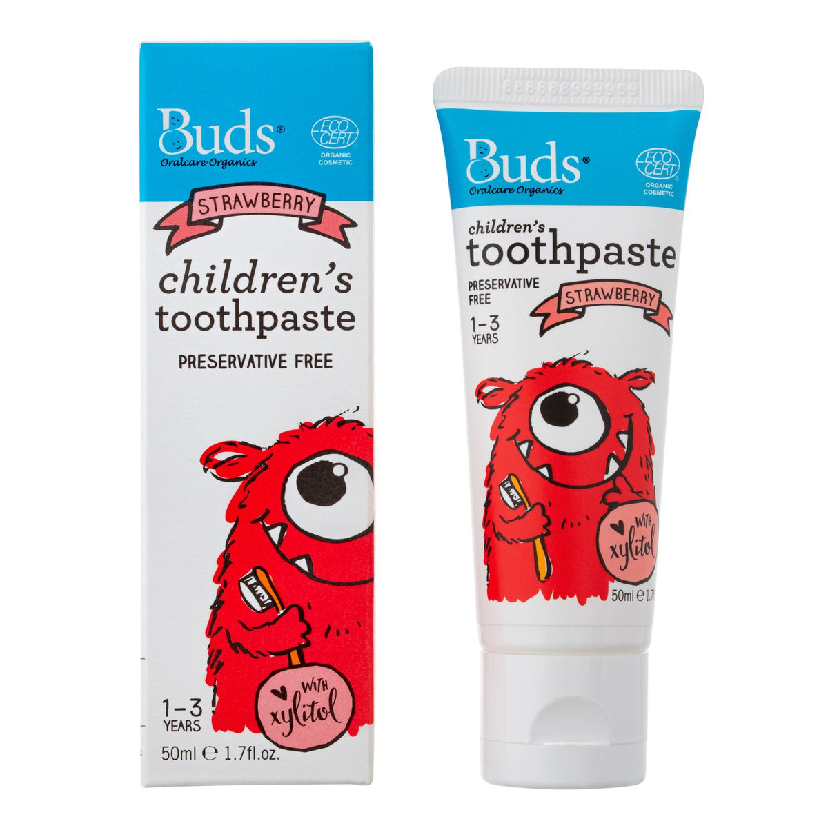 Buds Organic 1-3y Toothpaste with Xylitol – beebeeboo.bn