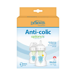 Dr. Brown’s Options+ Anti Colic PP Wide Neck Milk Bottle 2 pack 5oz/150ml