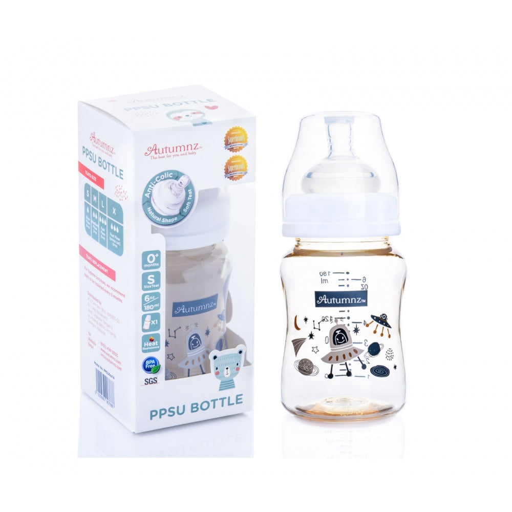 Autumnz PPSU Wide Neck Feeding Bottle 6oz Single –