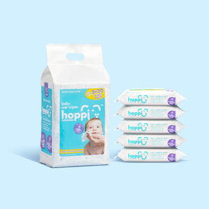 PREORDER Hoppi Water Wipes (20’s x 5)