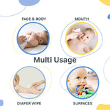 Bzu Bzu Ultra Gentle Fragrance Free Baby Wet Wipes 30s