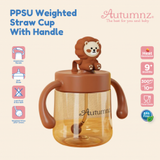 Autumnz PPSU Weighted Straw Cup with Handle 300ml