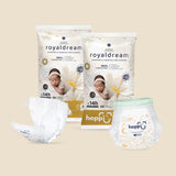 Hoppi Air/Royal Dream Diapers Trial Packs