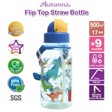 Autumnz Flip Top Straw Bottle 500ml