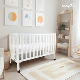 Babylove Manchester Solid Meranti Wood Babycot with Latex Mattress DISPLAY SET ONLY SELF COLLECT 20% OFF