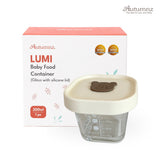 Autumnz LUMI Baby Food Container Glass with Silicone
