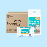 Hoppi [Carton] Water Wipes (20’s x 5)