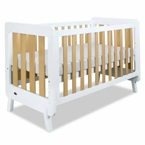 Comfy Living Luca Baby Cot with 6 in 1 Bedding Set Combo Bundle