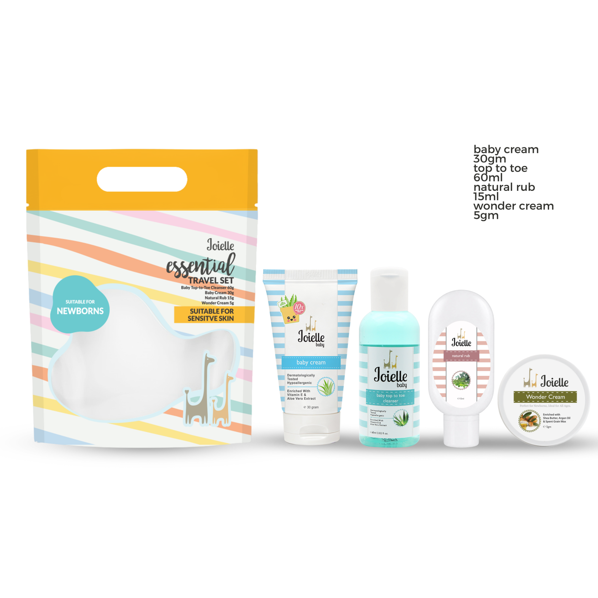 Joielle Travel Essential Set - Limited Edition – beebeeboo.bn