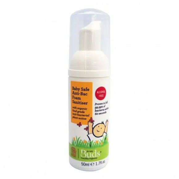 Buds Organic Baby Safe Aniti Bac Foam Sanitizer