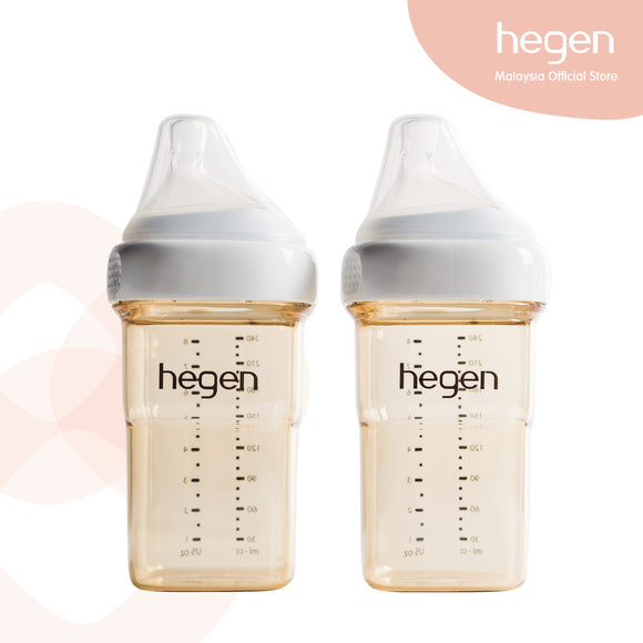 Hegen PCTO 240ml/8oz Twin Bottles