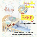 PREORDER Brown Multifuction Extendable Babycot Bundle