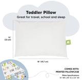 Keababies Toddler Pillow with Pillowcase